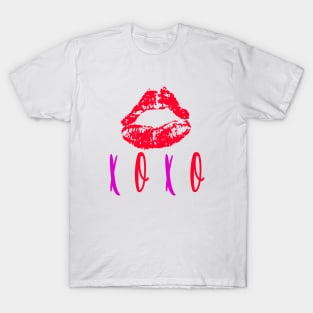 XOXO RED LIPS T-Shirt